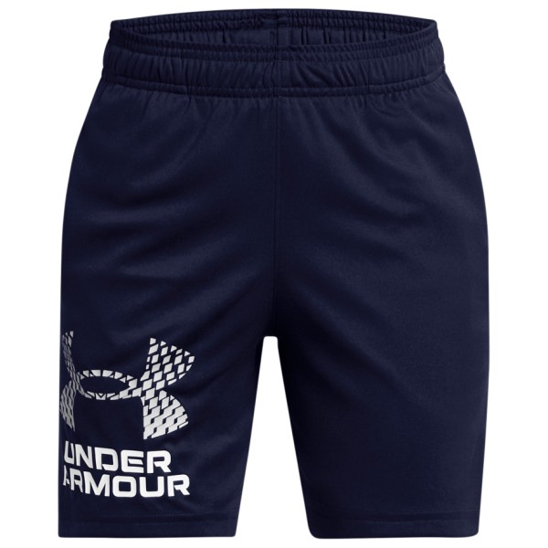 Under Armour - Kid's Tech Logo Shorts - Shorts Gr M blau von Under Armour