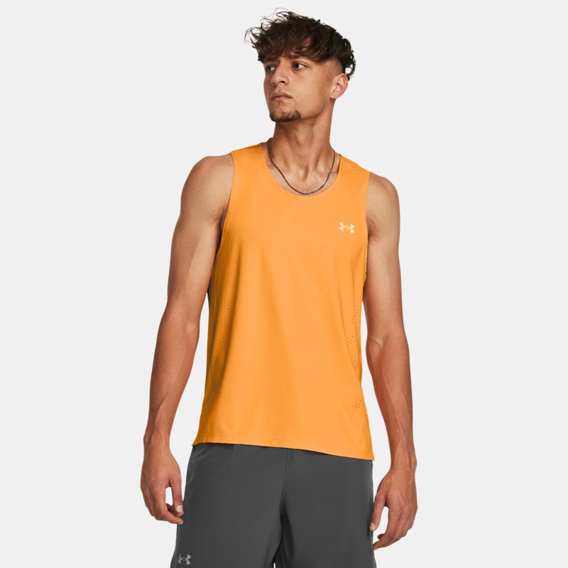 Under Armour Launch Elite Laufunterhemd für Herren Nova Orange / Reflektierend XL von Under Armour