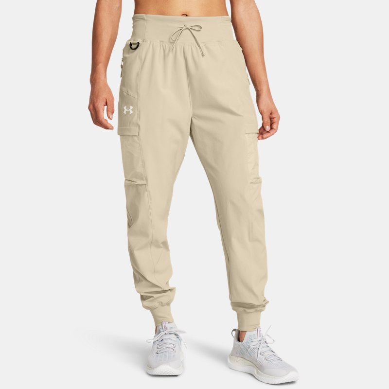 Under Armour Launch Trail Hose für Damen Khaki Base / Silt / Reflektierend XS von Under Armour