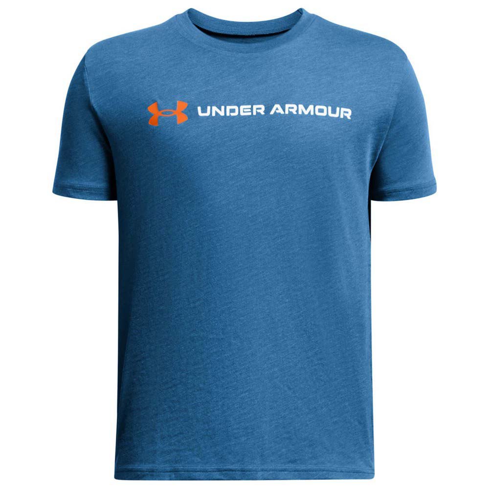 Under Armour Logo Wordmark Short Sleeve T-shirt Blau 10-12 Years Junge von Under Armour