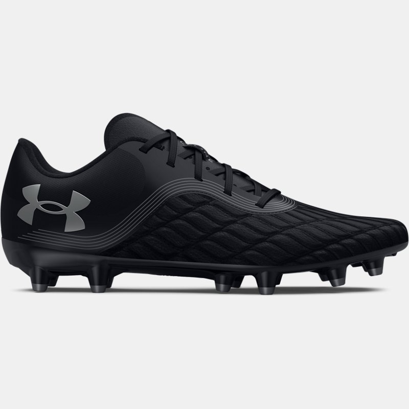 Under Armour Magnetico Pro 3 FG Fußballschuhe für Damen Schwarz / Schwarz / Metallisch Silber 38.5 von Under Armour