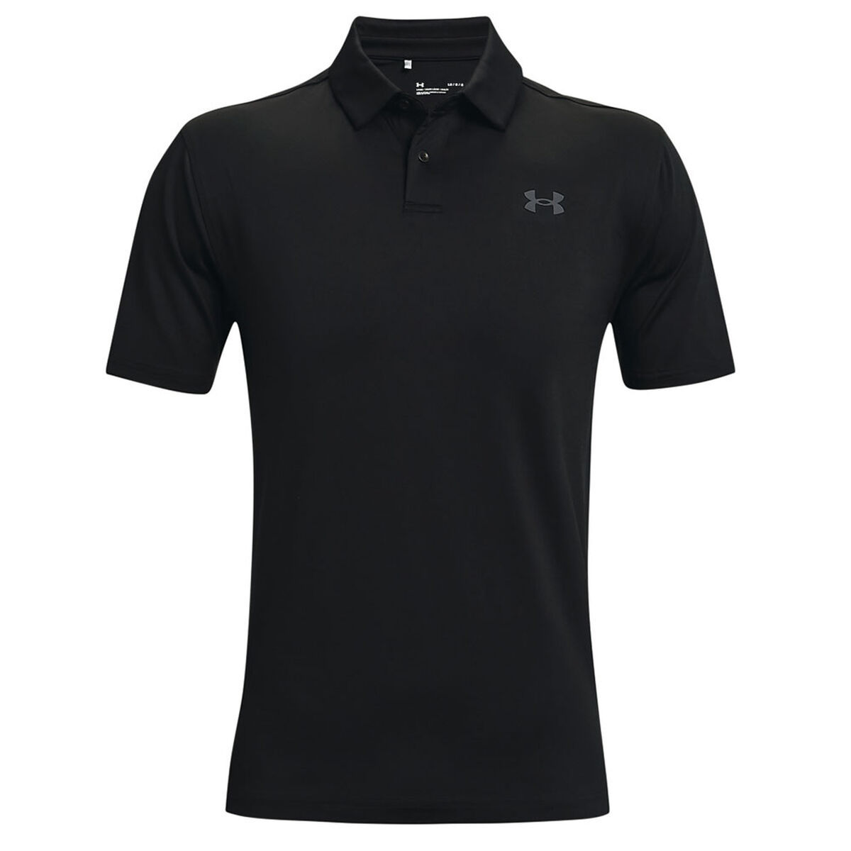 Under Armour Men's Black Textured T2G Golf Polo Shirt, Size: Large | American Golf von Under Armour