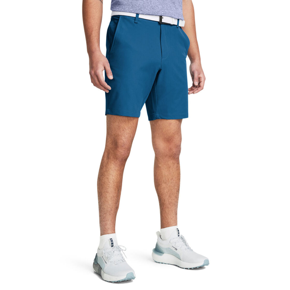 Under Armour Mens Blue Drive Tapered Golf Shorts, Size: 38 | American Golf von Under Armour