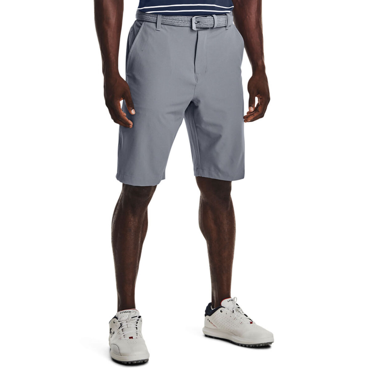 Under Armour Men's Drive Tapered Stretch Golf Shorts, Mens, Steel/halo gray, 38 | American Golf von Under Armour