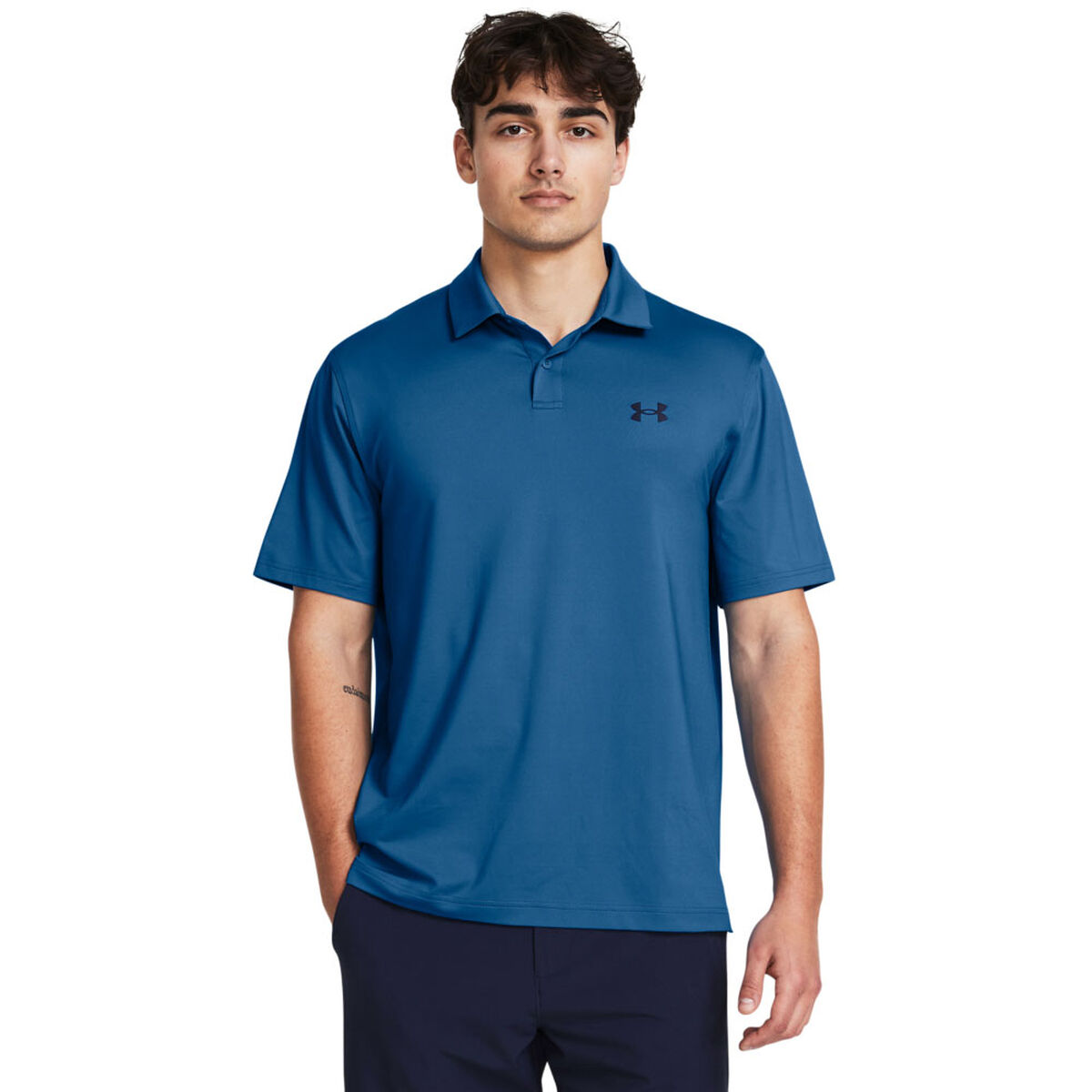 Under Armour Men's T2G Golf Polo Shirt, Mens, Photon blue, Large | American Golf von Under Armour