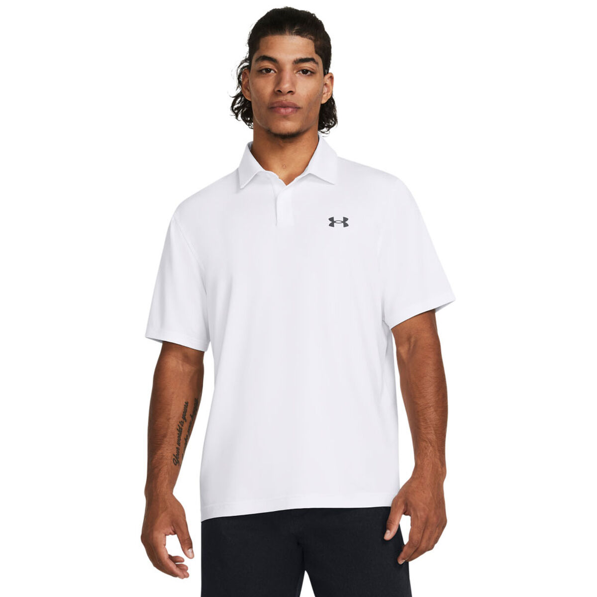 Under Armour Men's T2G Golf Polo Shirt, Mens, White, Large | American Golf von Under Armour