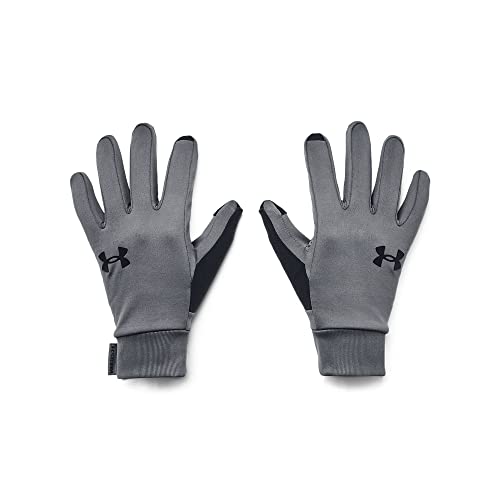 Under Armour Herren UA Storm Liner, , enganliegende Handschuhe, ideal als Baselayer, wasserabweisende mit Touchscreen Technologie, Pitch Gray von Under Armour