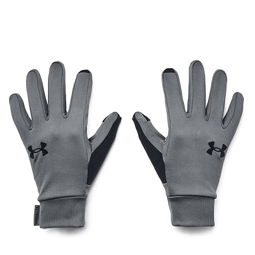 Under Armour Herren UA Storm Liner, , enganliegende Handschuhe, ideal als Baselayer, wasserabweisende mit Touchscreen Technologie, Pitch Gray von Under Armour