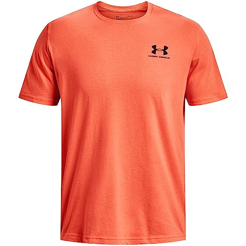 Under Armour Mens Short-Sleeve Graph Herren T-Shirt Ua Sportstyle Mit Logo Auf Linker Brustseite, Frosted Orange, 1326799-848, MD von Under Armour