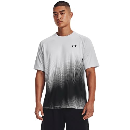 Under Armour Mens Short-Sleeves Ua Tech Fade Ss, Halo Gray, 1377053-014, LG von Under Armour