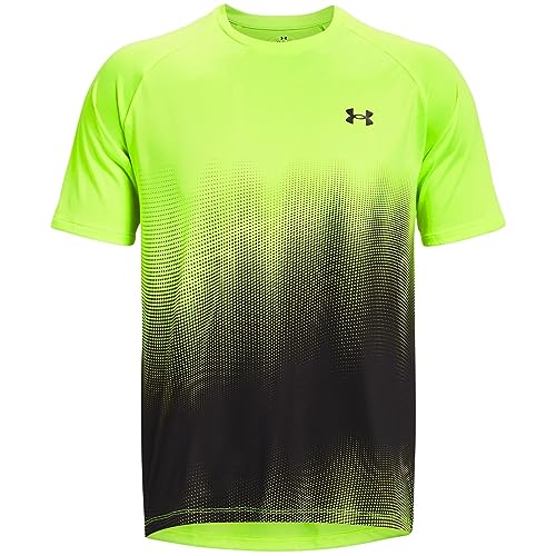 Under Armour Mens Short-Sleeves Ua Tech Fade Ss, Lime Surge, 1377053-369, MD von Under Armour