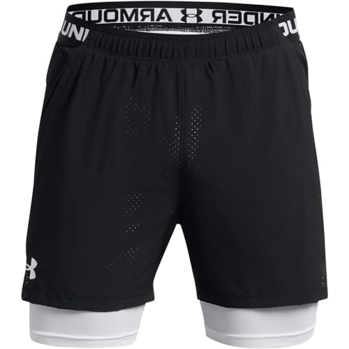 Under Armour Mens Shorts Ua Vanish WVN 2In1 Vent STS, Black, 1376783-001, SM von Under Armour