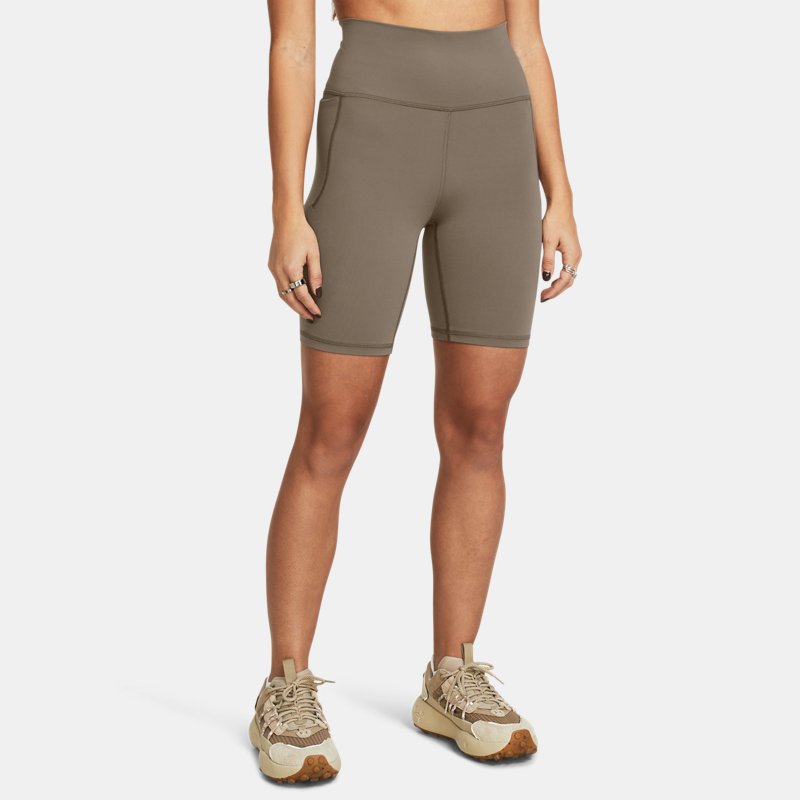 Under Armour Meridian Radlerhose (18 cm) für Damen Taupe Dusk / Taupe Dusk XS von Under Armour