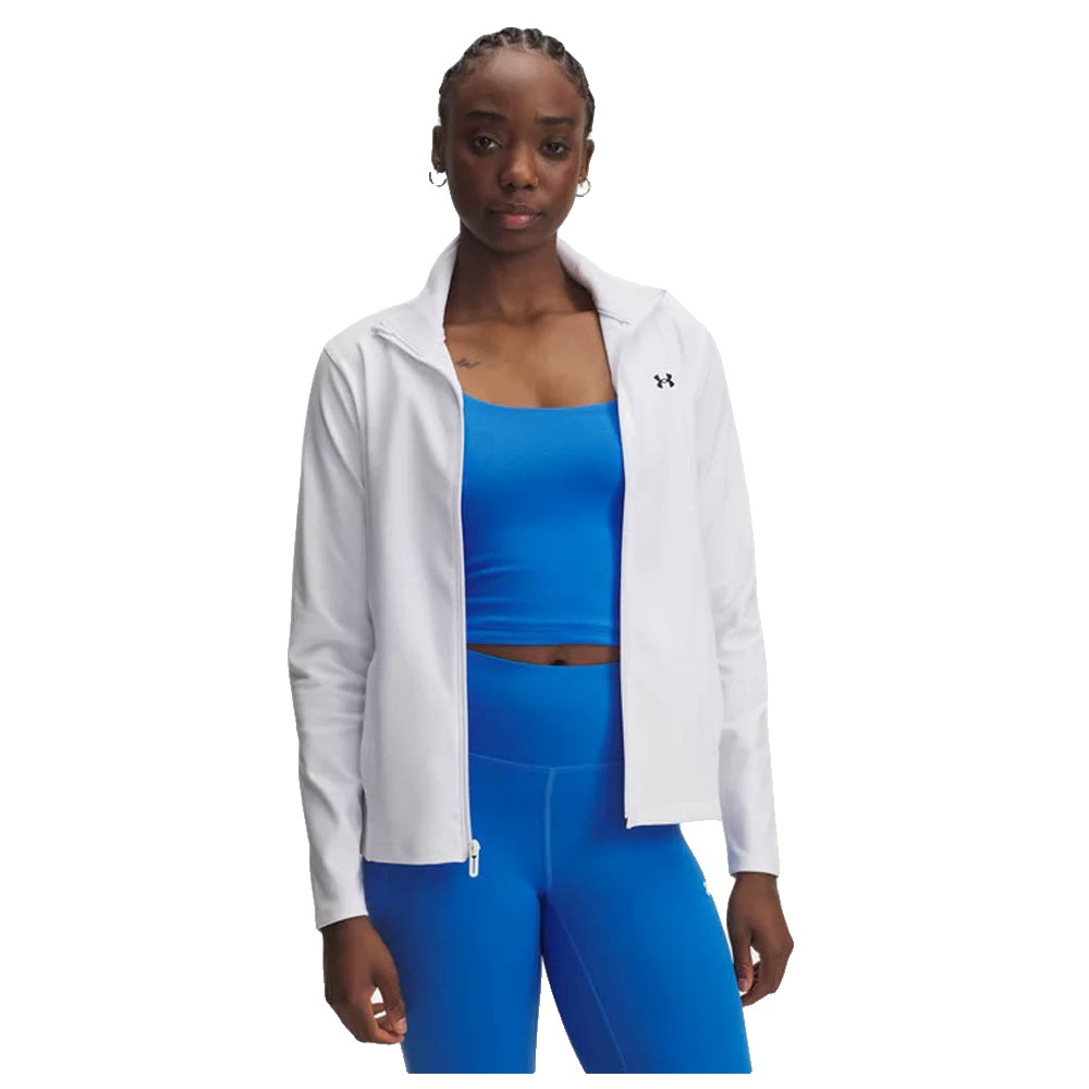 Under Armour Motion Emea Full Zip Sweatshirt Weiß L Frau von Under Armour