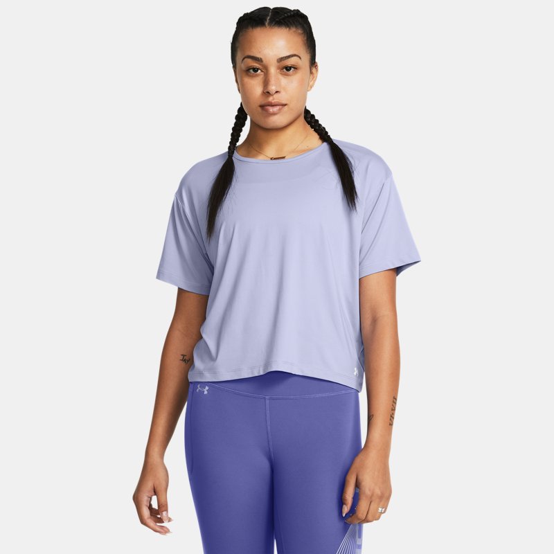 Under Armour Motion Kurzarm-Oberteil für Damen Celeste / Weiß S von Under Armour