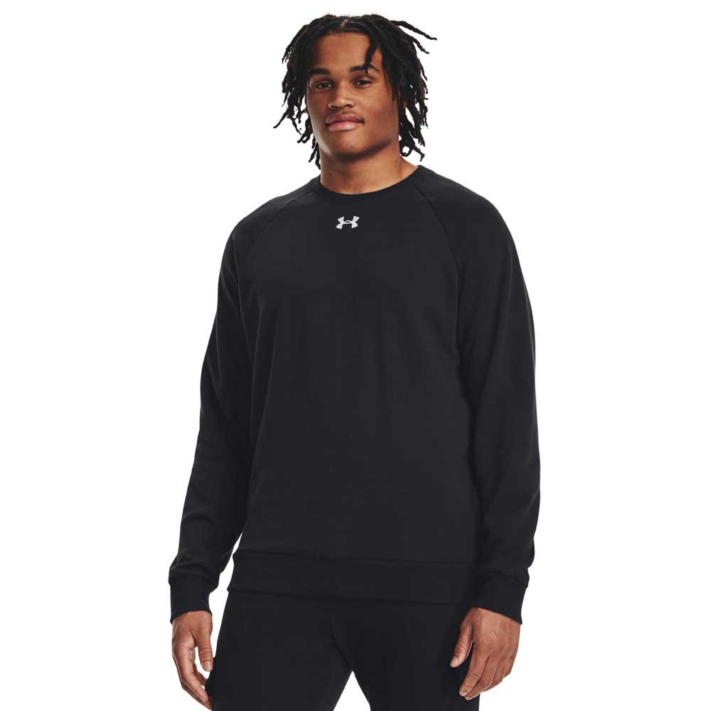 Under Armour Rival Fleece Crew Sweatshirt Schwarz L / Regular Mann von Under Armour