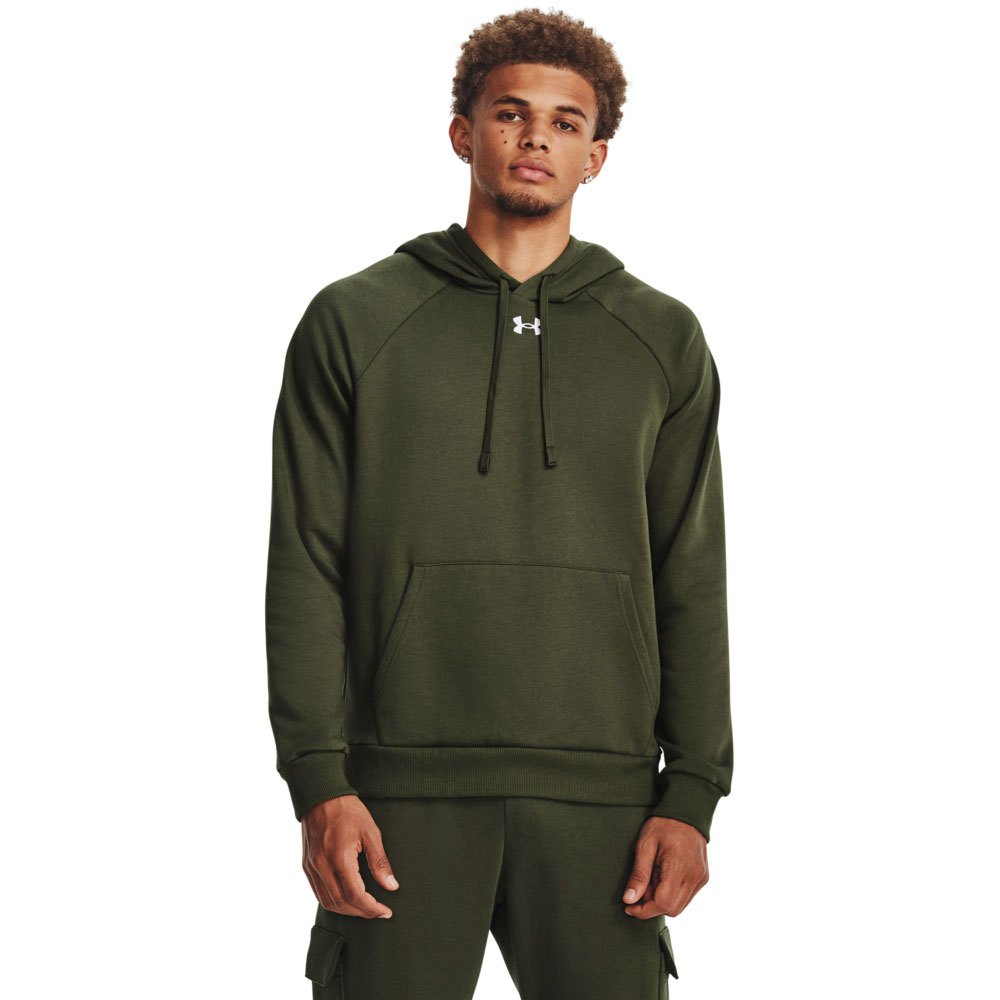 Under Armour Rival Fleece Hoodie Grün S / Regular Mann von Under Armour