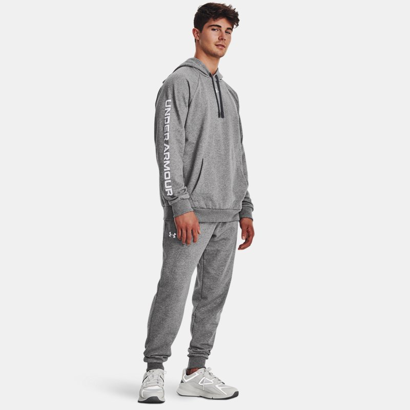 Under Armour Rival Fleece-Trainingsanzug Castlerock Light Heather / Weiß S von Under Armour