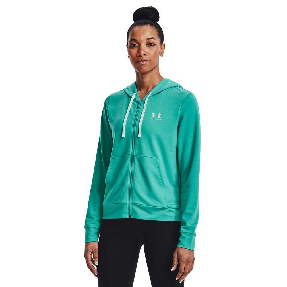 Under Armour Rival Terry Full Zip Sweatshirt Blau XL Frau von Under Armour