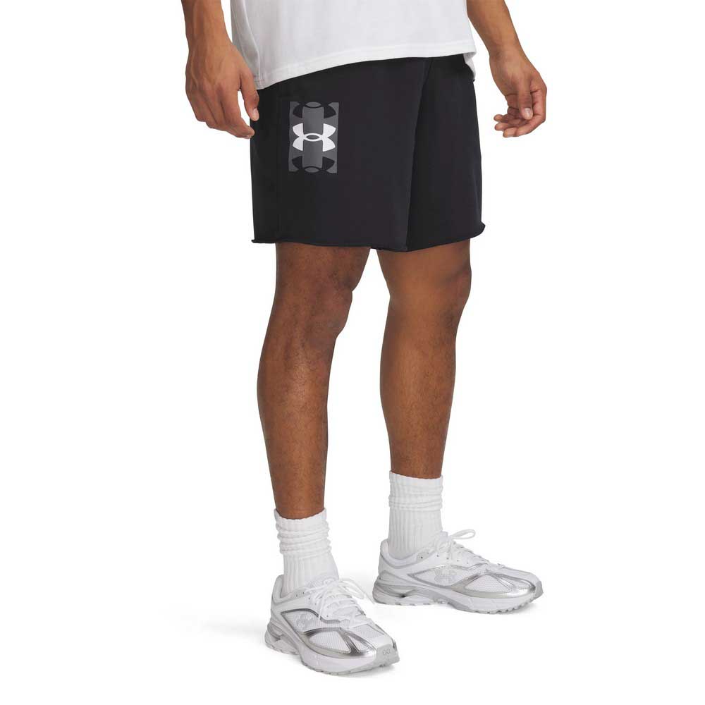 Under Armour Rival Terry Logo 8´´ Shorts Schwarz M Mann von Under Armour