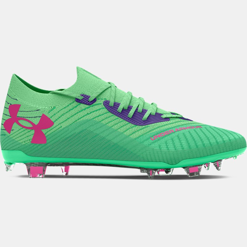 Under Armour Shadow Elite 2 FG Fußballschuhe für Herren Matrix Grün / Vapor Grün / Astro Rosa 40 von Under Armour