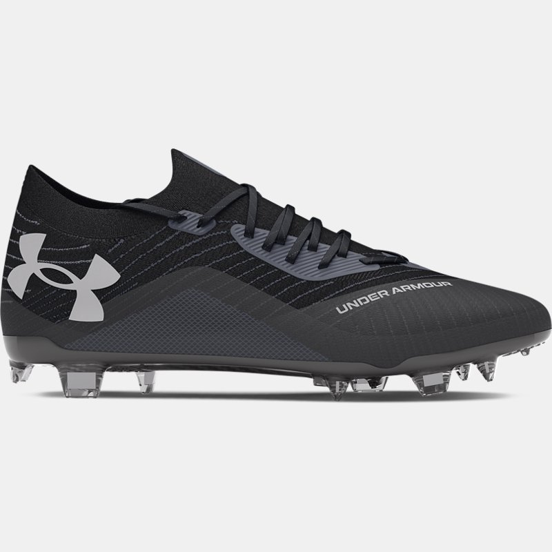 Under Armour Shadow Elite 2 FG Fußballschuhe für Herren Schwarz / Castlerock / Halo Grau 46 von Under Armour