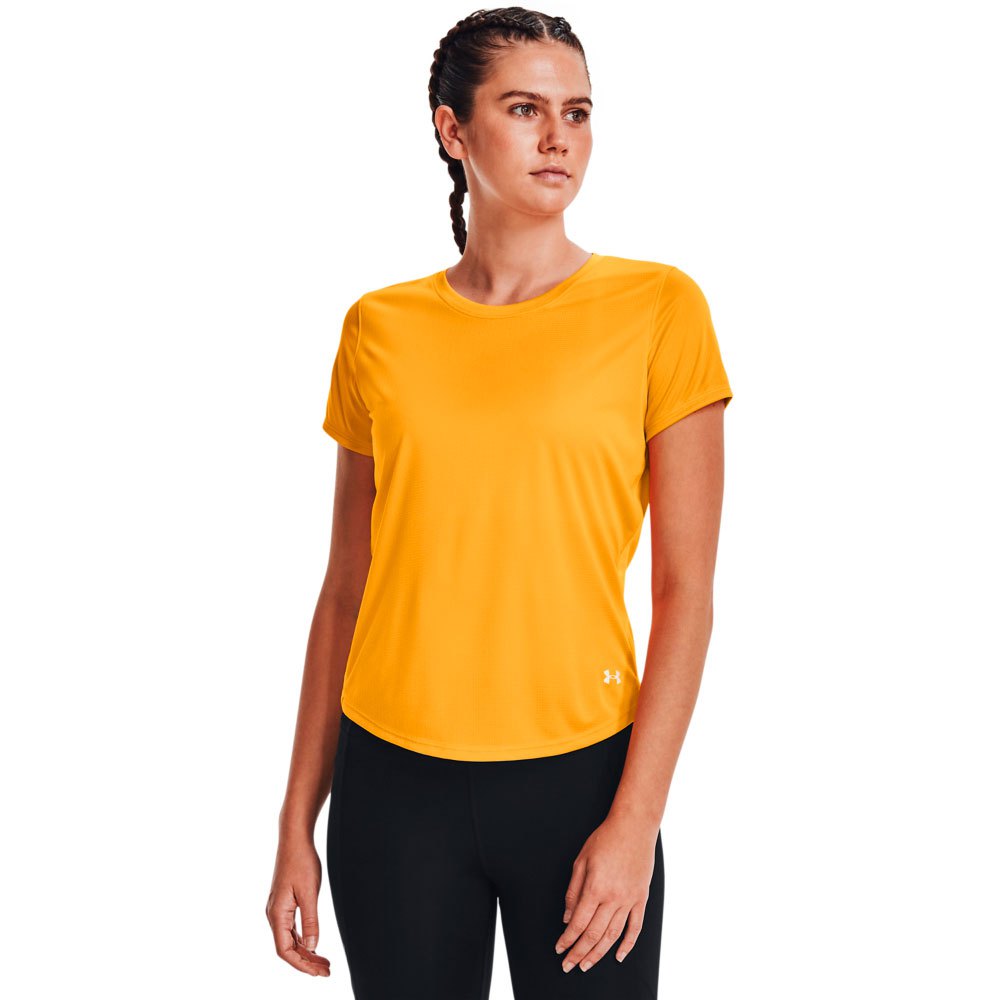 Under Armour Speed Stride 2.0 Short Sleeve T-shirt Orange XS Frau von Under Armour