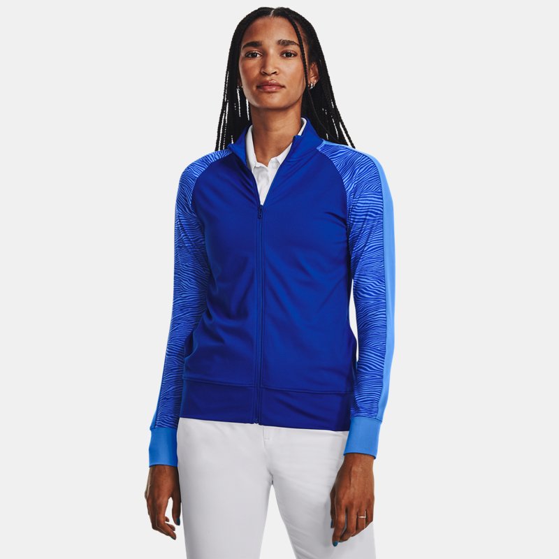 Under Armour Storm Midlayer mit durchgehendem Zip für Damen Team Royal / Water / Metallisch Silber XS von Under Armour