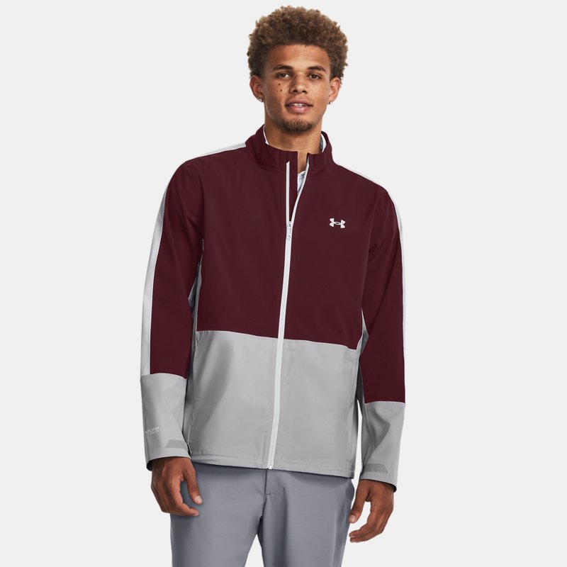 Under Armour Stormproof 3.0 Jacke für Herren dunkles Kastanienbraun / Mod Grau / Halo Grau L von Under Armour