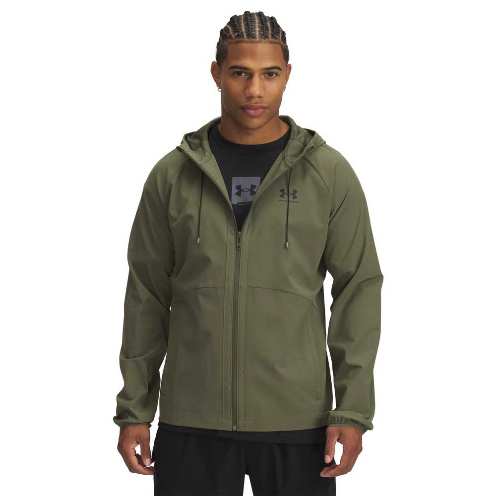 Under Armour Stretch Woven Windbreaker Grün L Mann von Under Armour