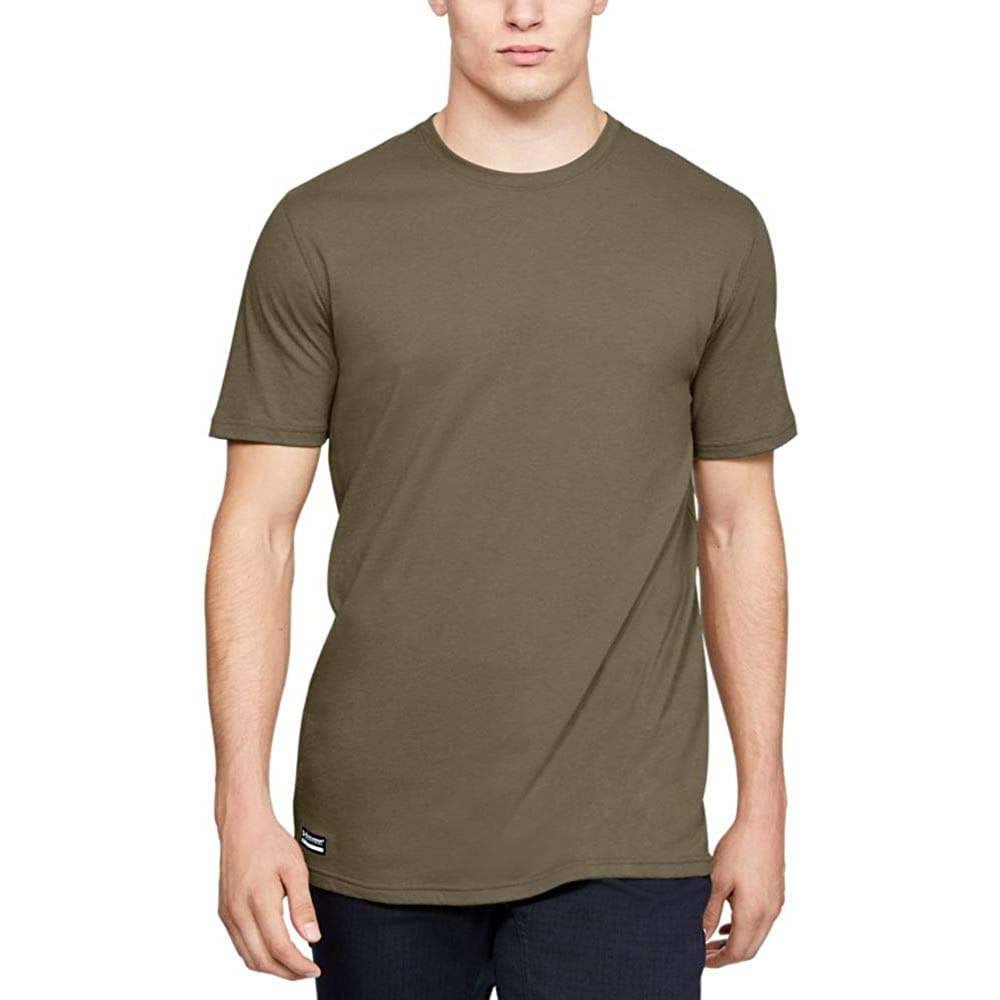 Under Armour Tactical Cotton Short Sleeve T-shirt Braun S Mann von Under Armour