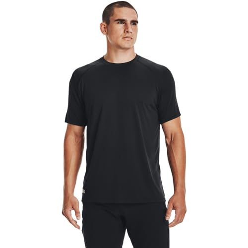 Under Armour Herren Ua Tac Tech atmungsaktives Sportshirt, schwarz (Black / Clear), 2XL Under Armour Herren Ua Tac Tech atmungsaktives Sportshirt, schwarz (Black / Clear), 2XL von Under Armour
