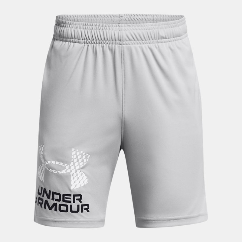 Under Armour Tech™ Shorts mit Logo für Jungen Mod Grau / Weiß YLG (149 - 160 cm) von Under Armour