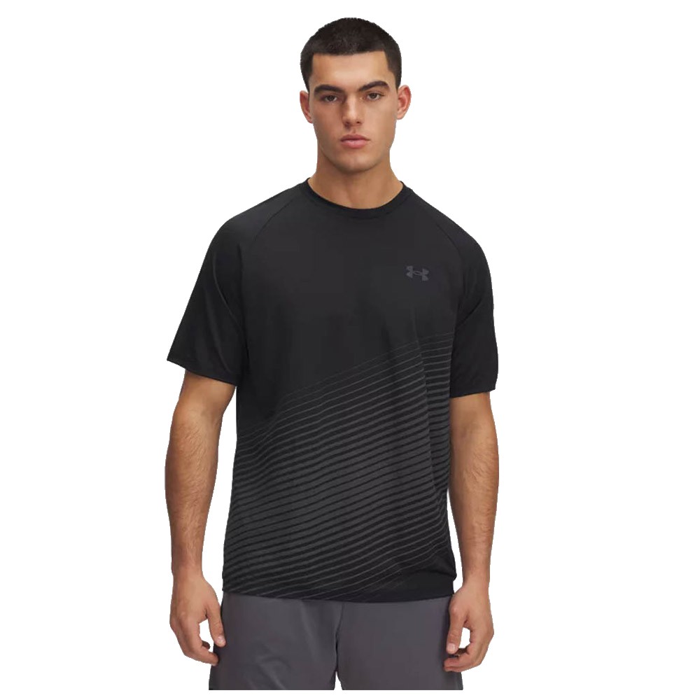 Under Armour Tech Fade Short Sleeve T-shirt Schwarz S / Regular Mann von Under Armour