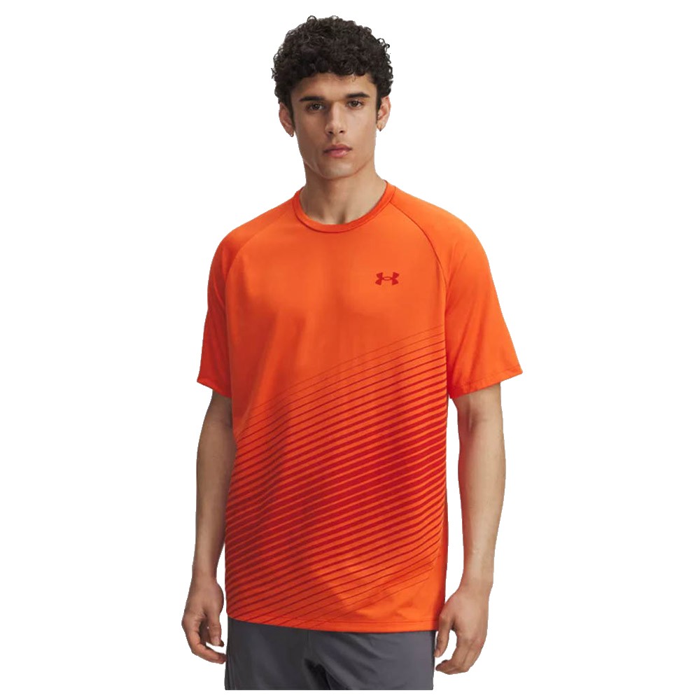 Under Armour Tech Fade Short Sleeve T-shirt Orange XL / Regular Mann von Under Armour