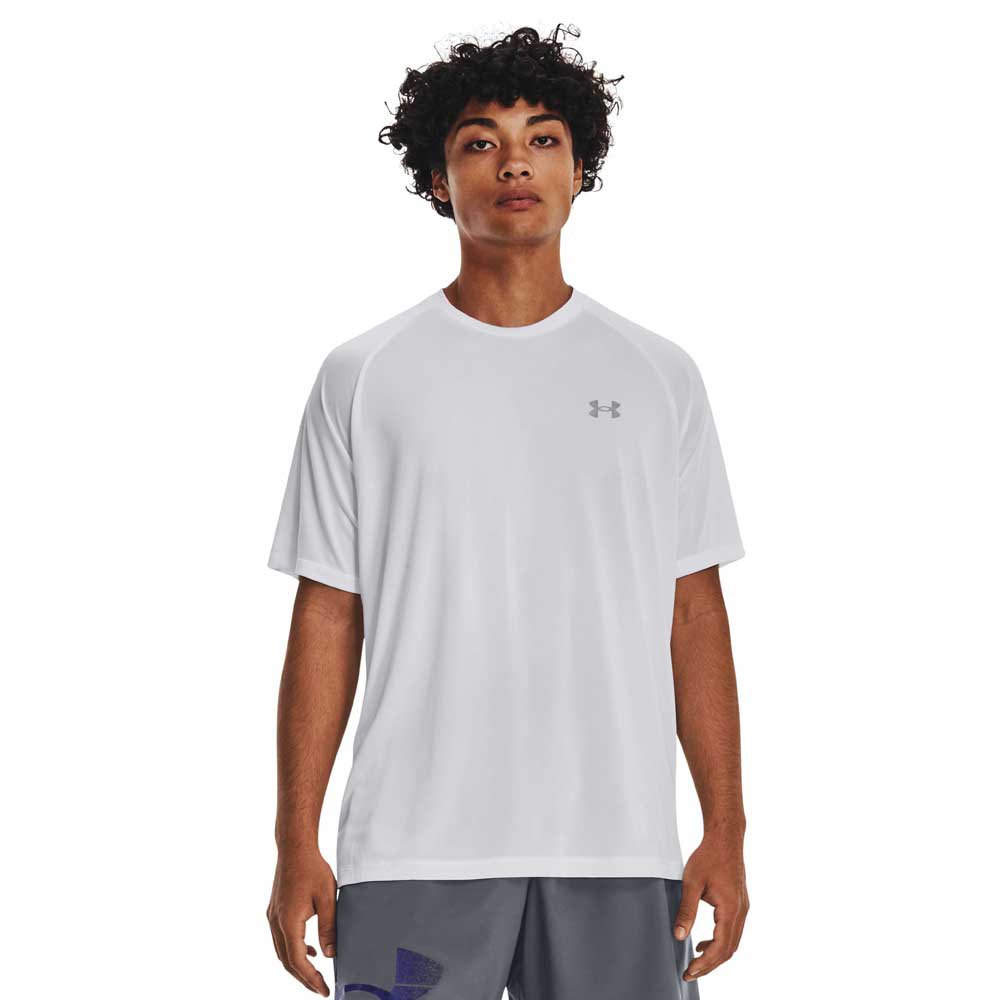 Under Armour Tech Reflective Short Sleeve T-shirt Weiß XL / Regular Mann von Under Armour