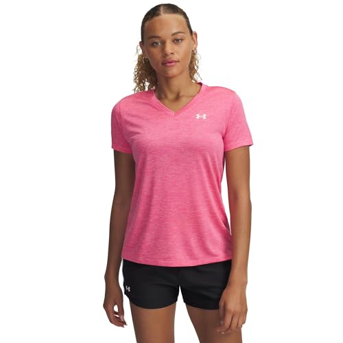 Under Armour Tech SSV- Twist - Super Pink/White - XL von Under Armour