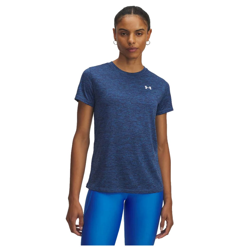Under Armour Tech Twist Ssc Short Sleeve T-shirt Blau XS Frau von Under Armour