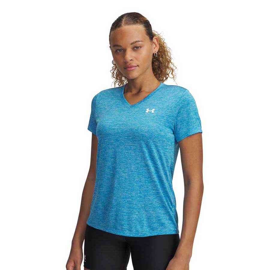 Under Armour Tech Twist Ssv Short Sleeve T-shirt Blau S Frau von Under Armour