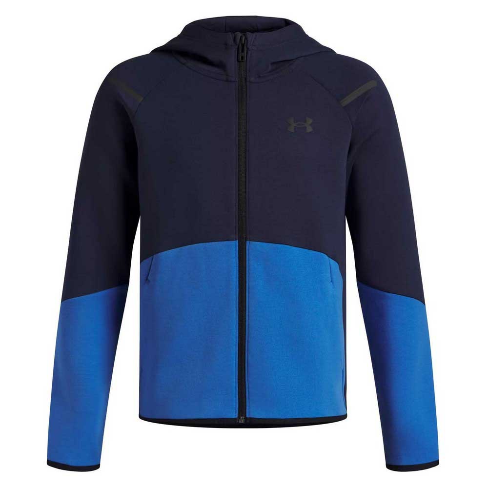 Under Armour Unstoppable Fleece Full Zip Sweatshirt Blau 7 Years Jungen von Under Armour