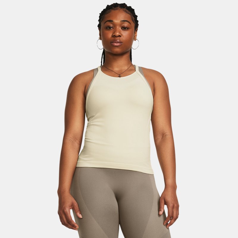 Under Armour Vanish Elite Vent Seamless Tanktop für Damen Silt / Iridescent L von Under Armour