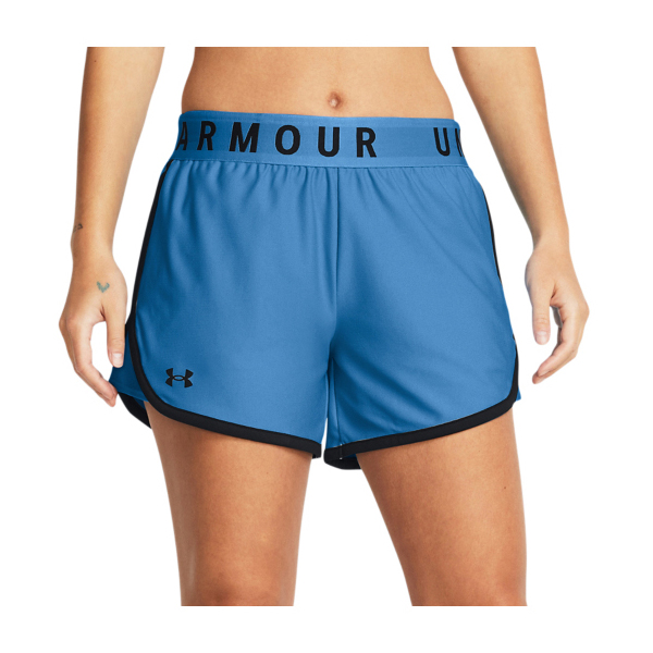 Under Armour - Women's Play Up 5'' Shorts - Shorts Gr L blau von Under Armour