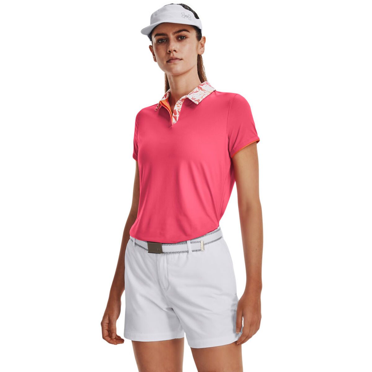 Under Armour Womens Iso-Chill Golf Polo Shirt, Female, Perfection/metallic silver, Medium | American Golf von Under Armour