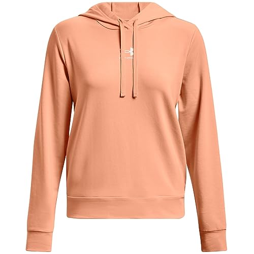 Under Armour Womens Long-Sleeves Women's Ua Rival Terry Hoodie, Mellow Orange, 1369855-868, MD von Under Armour