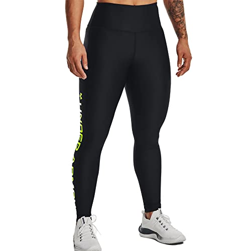Under Armour Womens Warmup Bottoms Women's HeatGear® Full-Length Leggings, Black, 1376327, Size SM von Under Armour