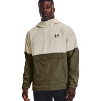 Under Armour Woven Asym Zip Stone von Under Armour