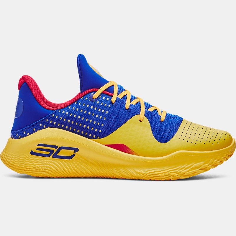 Unisex Curry 4 Low FloTro Basketballschuhe Team Royal / Taxi / Team Royal 43 von Under Armour