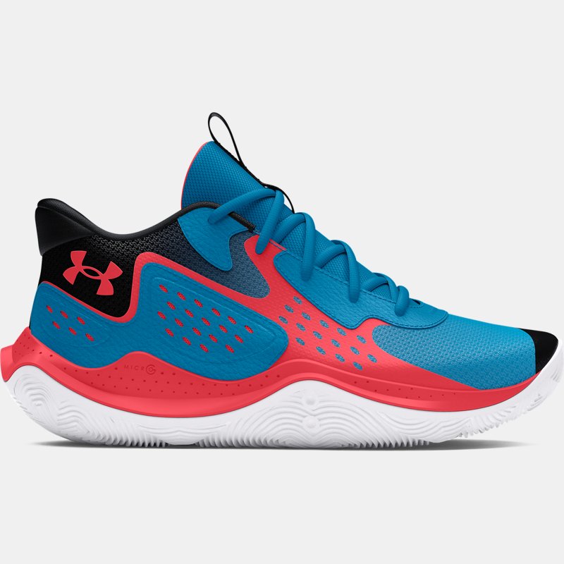 Unisex Under Armour Jet '23 Basketballschuhe Capri / Schwarz / Rot Solstice 49.5 von Under Armour