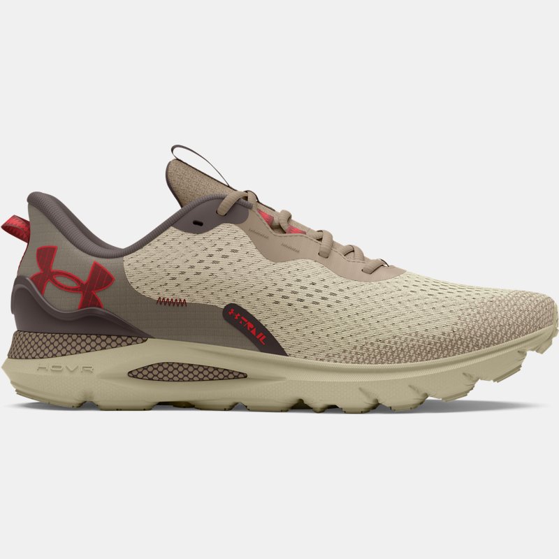 Unisex Under Armour Sonic Trail-Laufschuhe Silt / Fresh Clay / Cinna Rot 42.5 von Under Armour