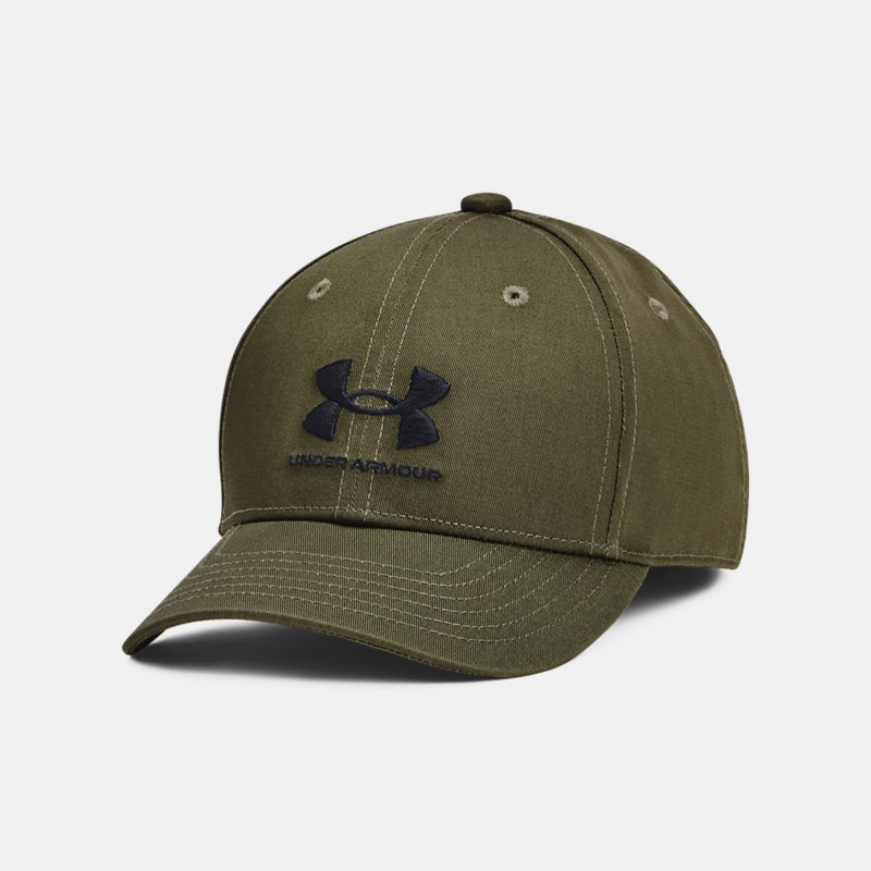 Verstellbare Kappe für Jungen mit Under Armour Branding Marine OD Grün / Schwarz EINHEITSGRÖSSE von Under Armour